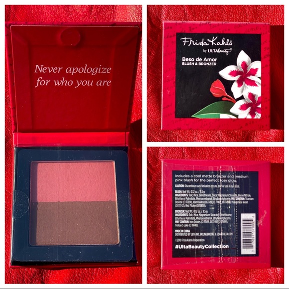 NIB ULTA 2Pc “Frida Kahlo Blush & Bronzer” & Jasmine LeBelle Body Shimmer - Picture 5 of 16